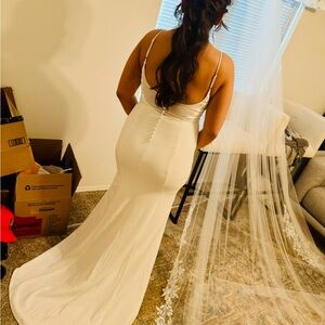 Elegant White Bridal Gown